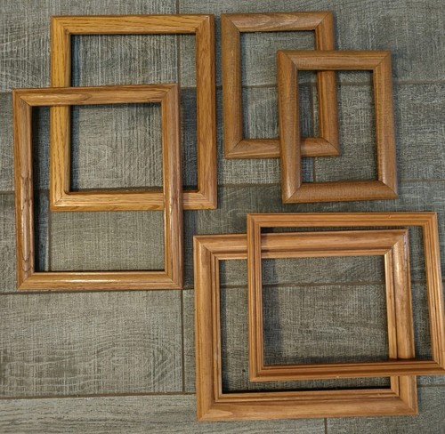 Vtg wood picture - picture, frames